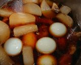 圧力鍋で柔らか手羽元と大根の煮物作り方5写真