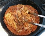 【簡単】自家製ミートソースのパスタ作り方4写真