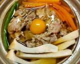 即席☆月見肉うどん作り方4写真
