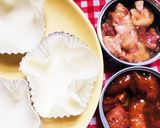 焼鳥缶とチェダーのピザ風カップ作り方1写真
