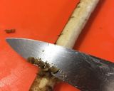 おろしごぼうと納豆のお味噌汁作り方1写真