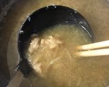 おろしごぼうと納豆のお味噌汁作り方5写真