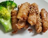 くるくる豚肉のネギ巻き～*作り方4写真