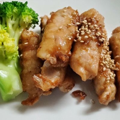 くるくる豚肉のネギ巻き～* by love☆love 【クックパッド】 簡単