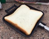 ホットサンドメーカーでクロックムッシュ作り方1写真