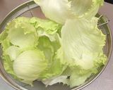 レタスの湯引き 中華風しょうゆダレ作り方1写真