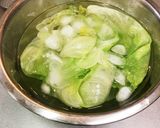 レタスの湯引き 中華風しょうゆダレ作り方4写真