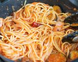 じゅわっとろっ♪揚げなすのアラビアータ作り方9写真