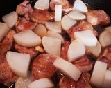 お酢で柔らか時短☆豚肩ロース大根の甘辛煮作り方4写真
