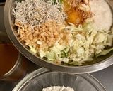 まり家のお好み　モダン焼き作り方1写真