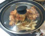 鶏ステーキ丼　舞茸添え作り方5写真
