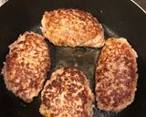 ぶり大根リメイク♫簡単ハンバーグ作り方4写真