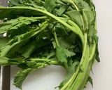 からし菜のおひたし作り方1写真