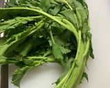 からし菜のチーズバルサミコ和え作り方1写真