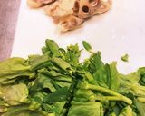 蓮根ササミと菜の花の和風パスタ作り方1写真