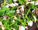蓮根ササミと菜の花の和風パスタ作り方4写真