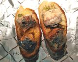 鯖水煮缶のブルスケッタ　蕗の薹ソース作り方2写真