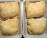 蕗の薹味噌そぼろ入り巾着煮　トマトで味変作り方3写真