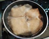 蕗の薹味噌そぼろ入り巾着煮　トマトで味変作り方4写真