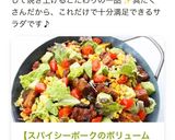 【スパイシーポークのボリュームサラダ】作り方9写真