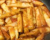 ジャガイモ&白菜のトマトソース炒め作り方3写真