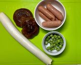 炊飯器で簡単チャーハン♫作り方1写真