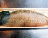 ヒラメと塩昆布のポン酢、かぼす和え作り方1写真