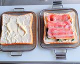 チーズ入りオムレツのホットサンド作り方11写真