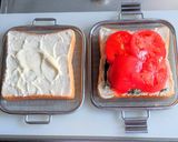 チーズ入りオムレツのホットサンド作り方12写真