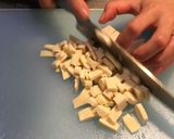 ヘルシー美味！高野豆腐と舞茸のそぼろ煮作り方1写真