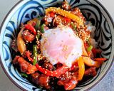 牛ハラミ丼作り方2写真