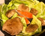 鮭とキャベツの粒マスマヨ焼き作り方1写真