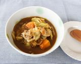 簡単♪キャベツと豚肉のカレーシチュー作り方6写真