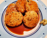 簡単☆つくねの照り焼き～ワサビを添えて作り方6写真