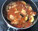 鶏肉とナスのトマト煮込み作り方7写真