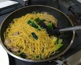 超簡単！キャベツと豚肉の和風パスタ☆作り方5写真
