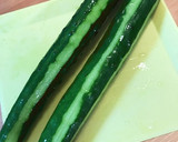 簡単☆中華風きゅうりのごまあえ作り方1写真