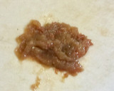 新玉ねぎとソーセージの梅肉煮作り方3写真