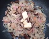 エビときのこの豆乳クリームパスタ作り方3写真