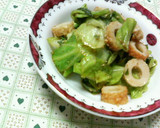 ✿簡単❀キャベツとちくわで✿和風和え作り方4写真