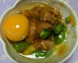 焼き鳥どんぶり〜♡レンチンの親子丼作り方5写真