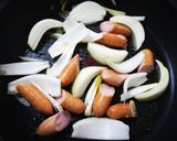ニョッキとウインナーのケチャ味噌ソテー作り方4写真