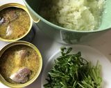イワシの缶詰の和風おろしパスタ作り方1写真
