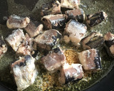 イワシの缶詰の和風おろしパスタ作り方2写真