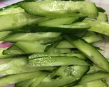 ネギたっぷり！鶏むね肉の和え物作り方2写真