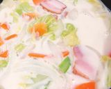 ポジティブになる野菜たっぷり豆乳スープ☆作り方6写真