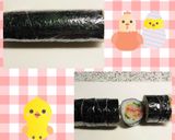 お花見にも♡薔薇の花の飾り巻きずし♪作り方4写真
