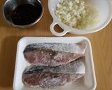 ぶりのコクうま玉ねぎソース作り方1写真