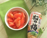 1～2分で完成♪トマトのねり梅ドレ和え作り方4写真