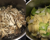 油揚げと豆腐と舞茸のちりめんポン酢煮作り方3写真
